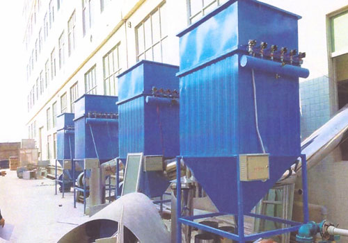 單機除塵器安裝現場